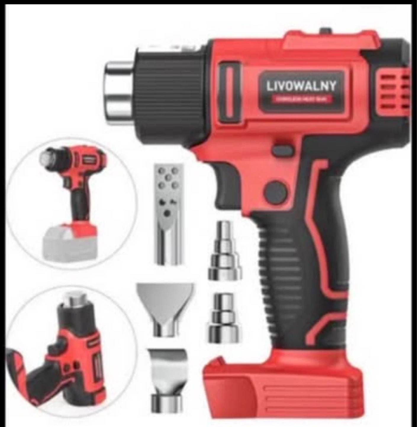 LivoWaly Cordless Heat Gun Kit - photo 4