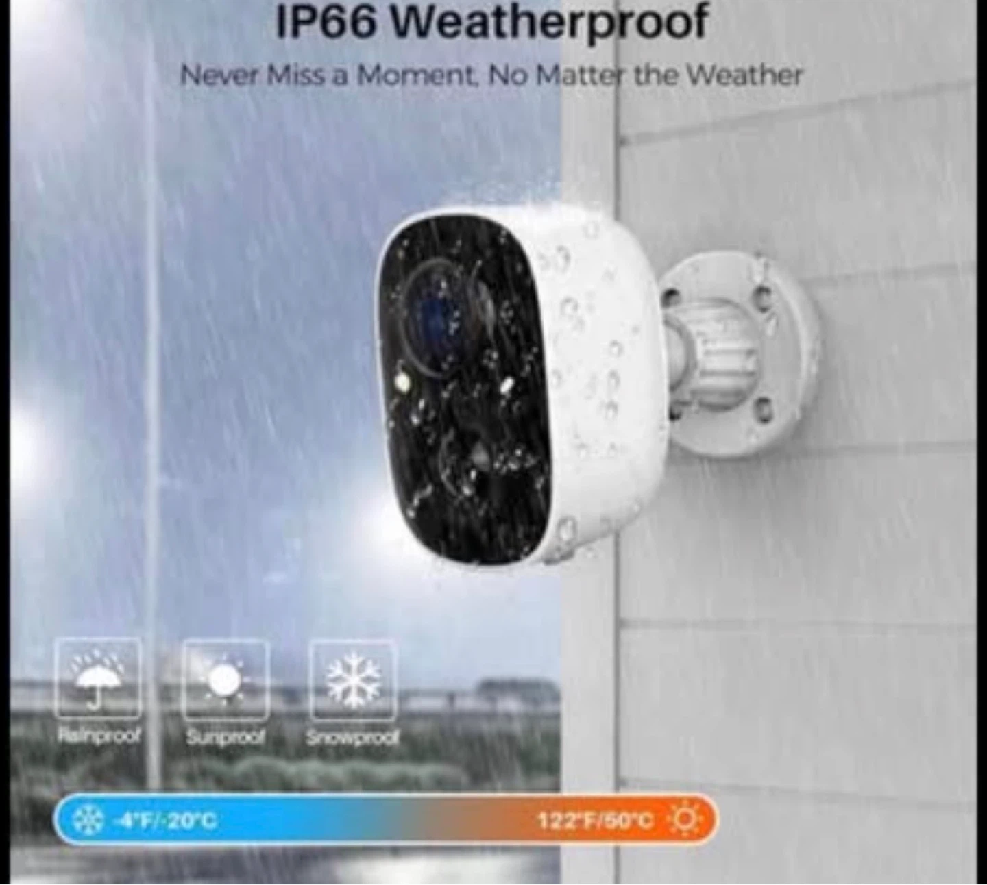 Indoor/Outdoor Wireless Security Camera