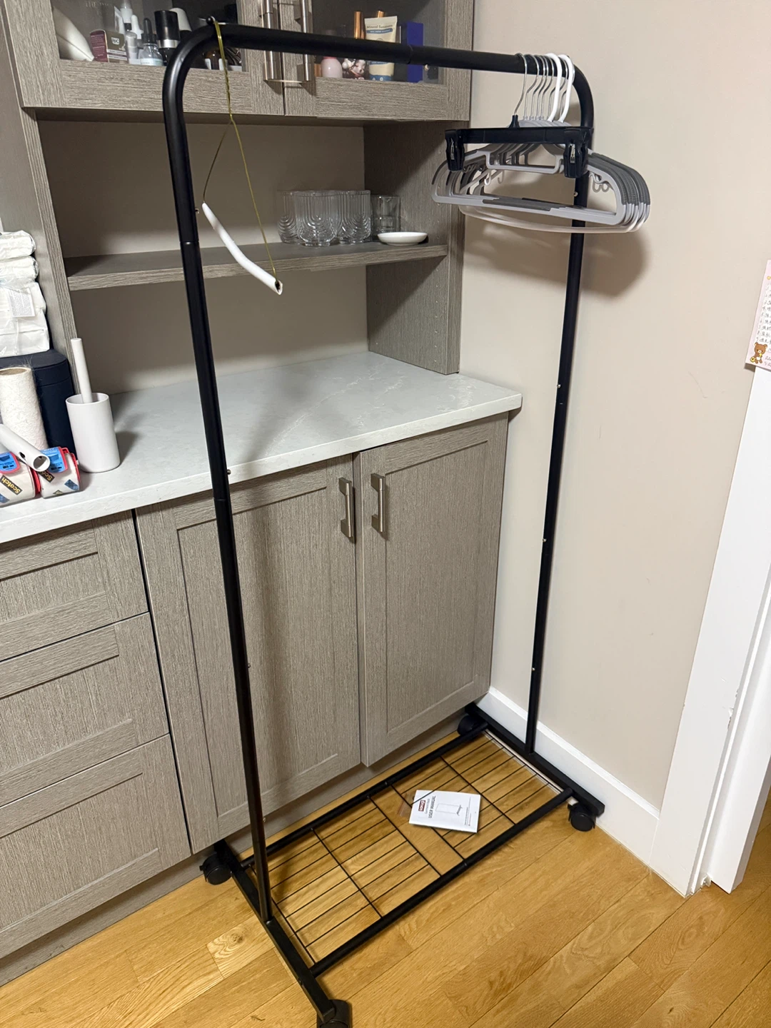 Sakugi Clothes Rack with Storage Mesh Shelf - photo 2