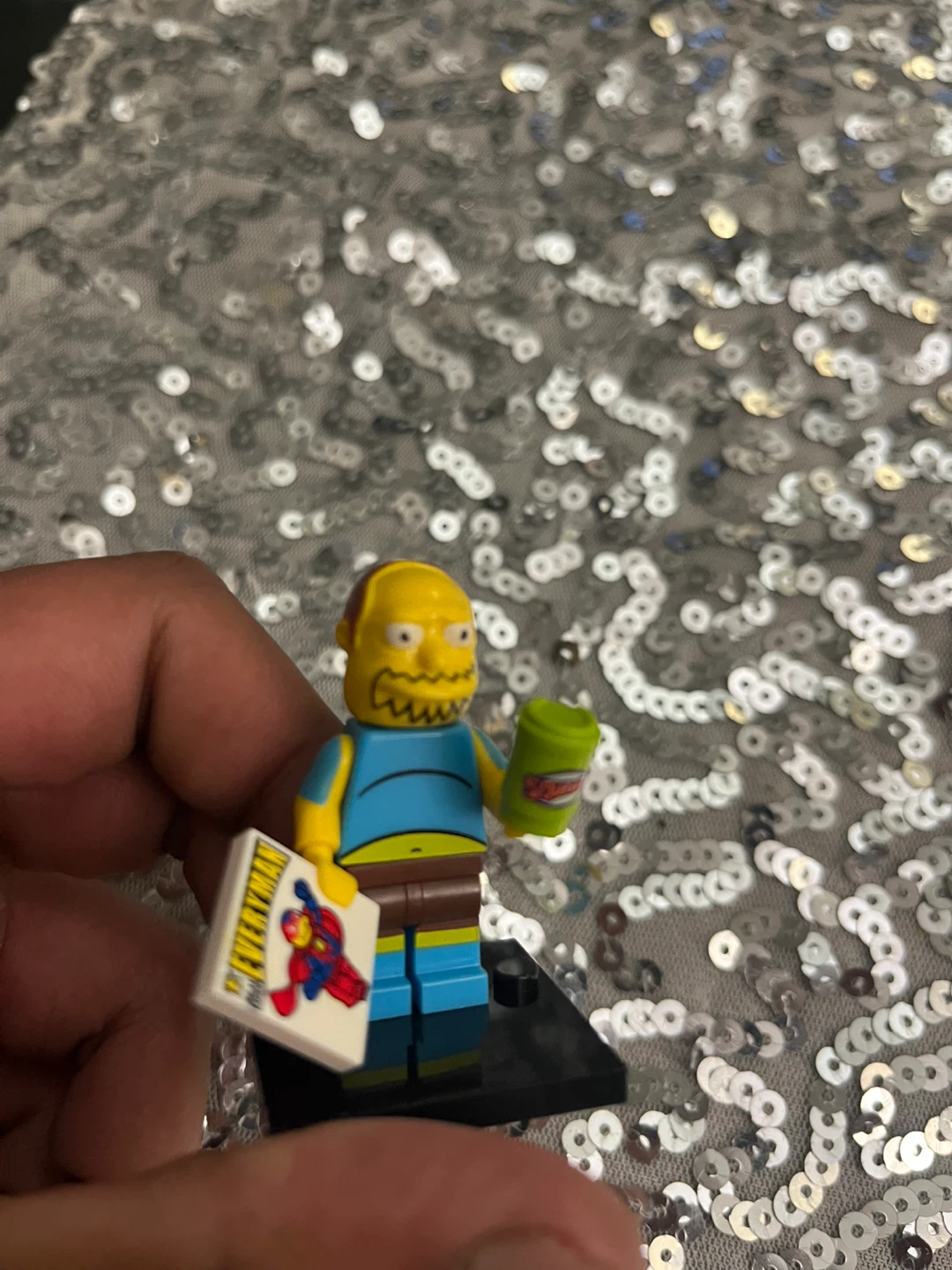 LEGO Simpsons custom comic book guy  Minifigure - photo 3