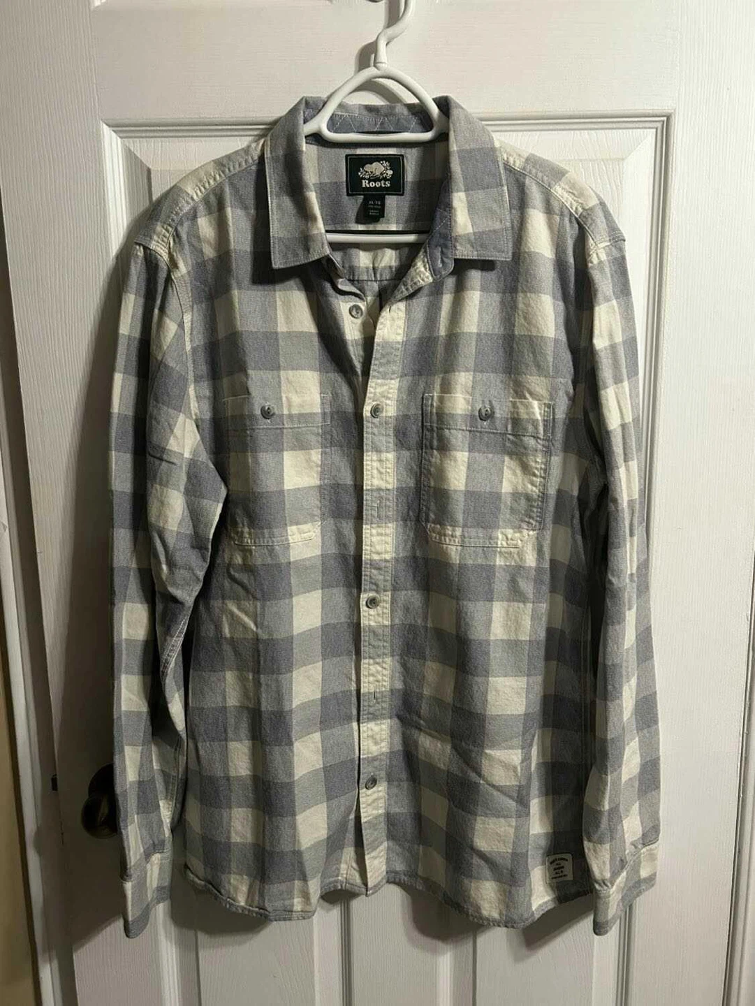 Roots Canada Plaid Long Sleeve Shirt - XL-TG