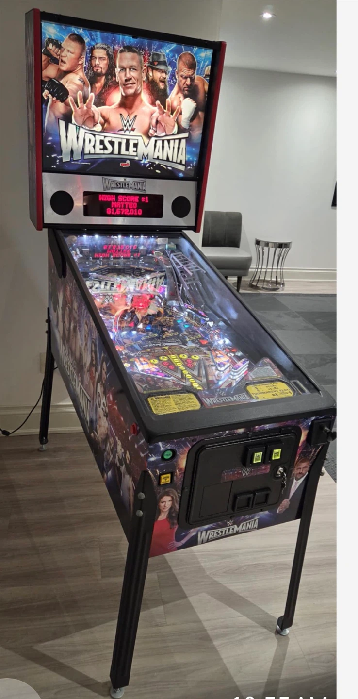 Stern Pinball WWE WrestleMania Pro Pinball Machine - photo 2