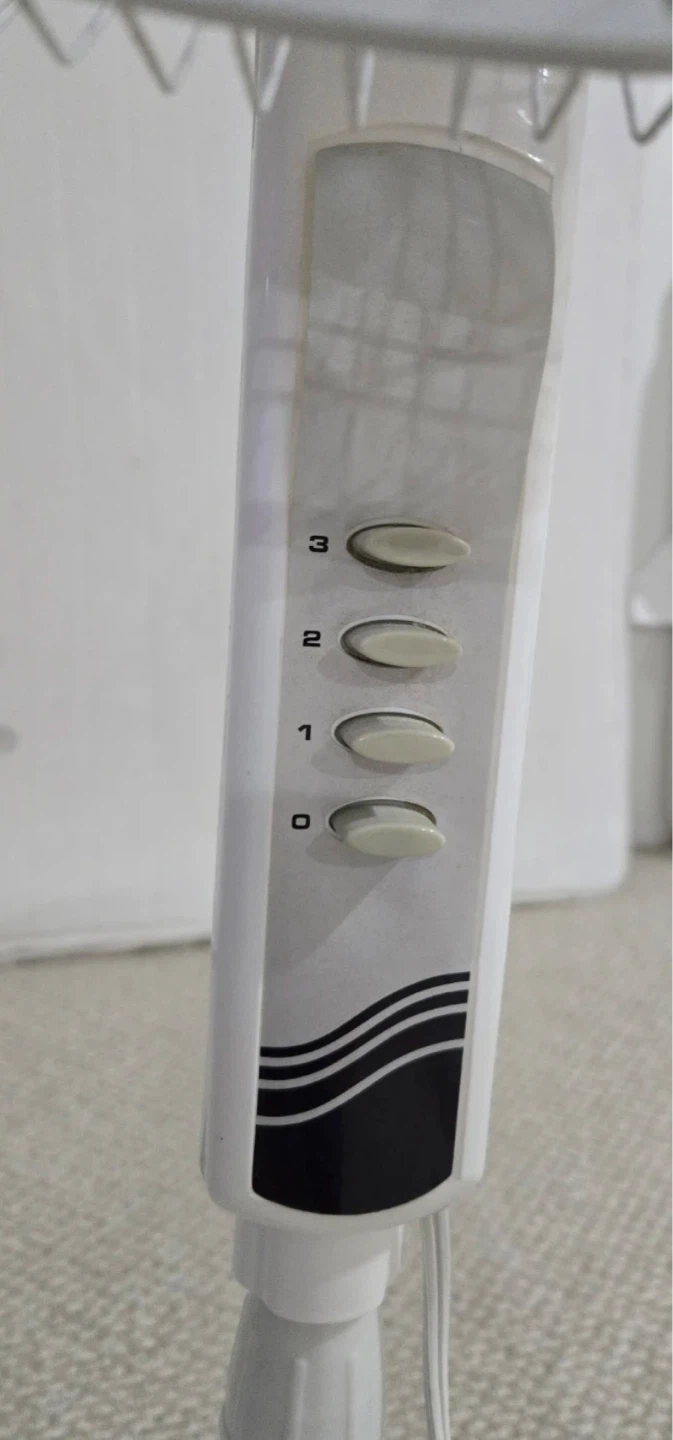 🌱 White Pedestal Stand Fan - photo 2