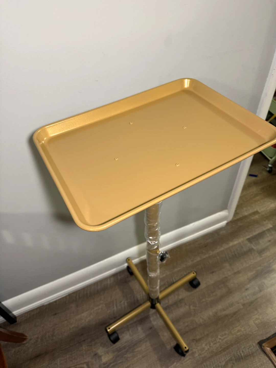 Gold Salon Tray Cart with Wheels - photo 5