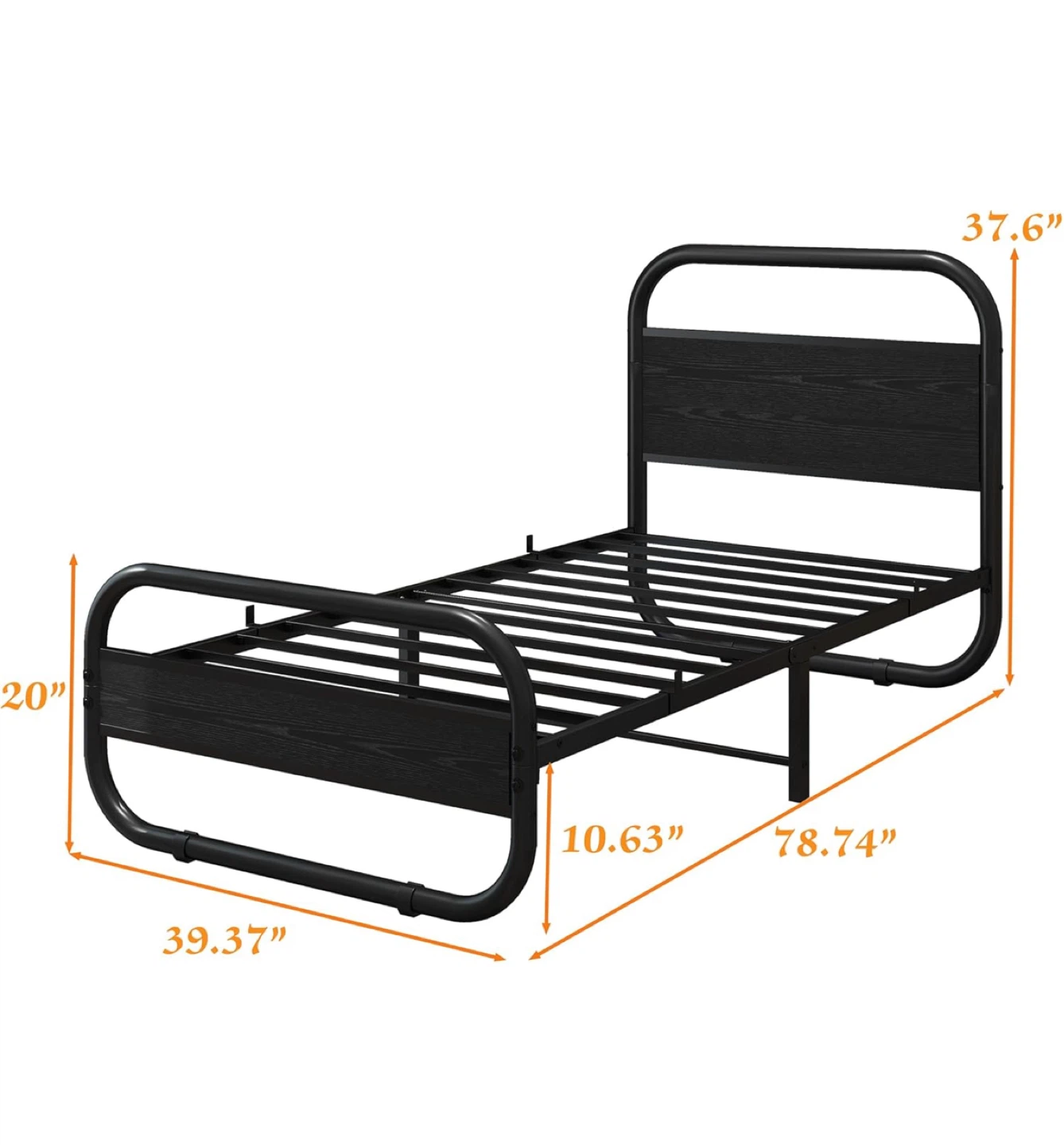 Twin bed frame - photo 2