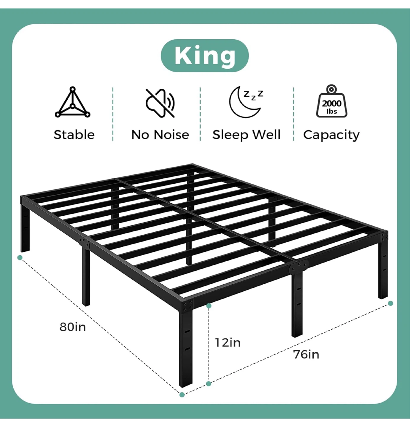 King bed frame - photo 3