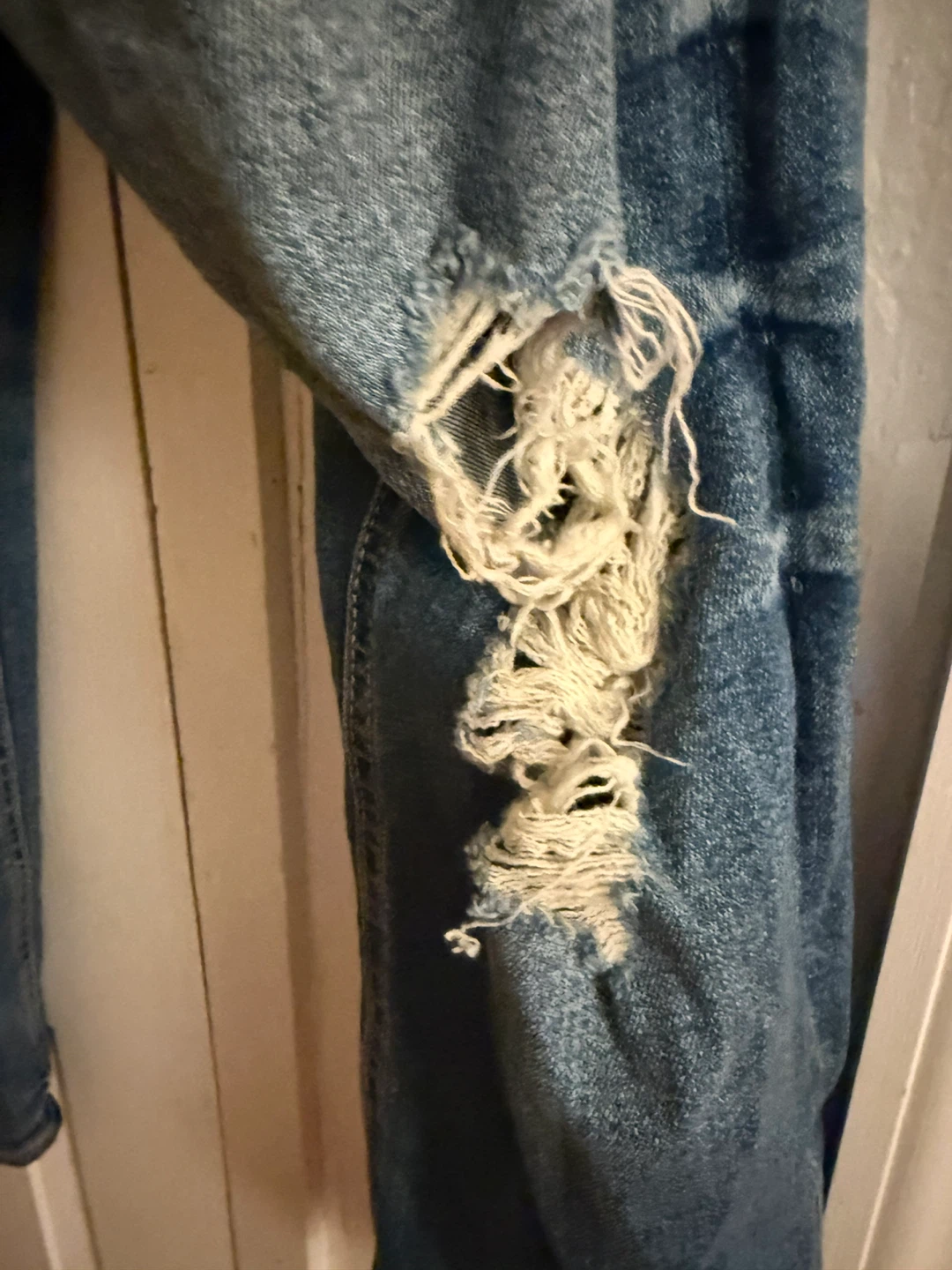 Original "Original" Distressed Blue Jeans - photo 3
