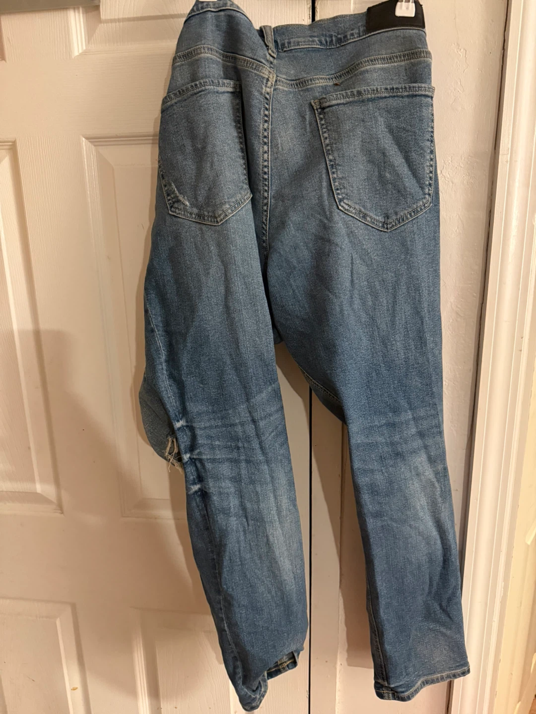 Original "Original" Distressed Blue Jeans - photo 5