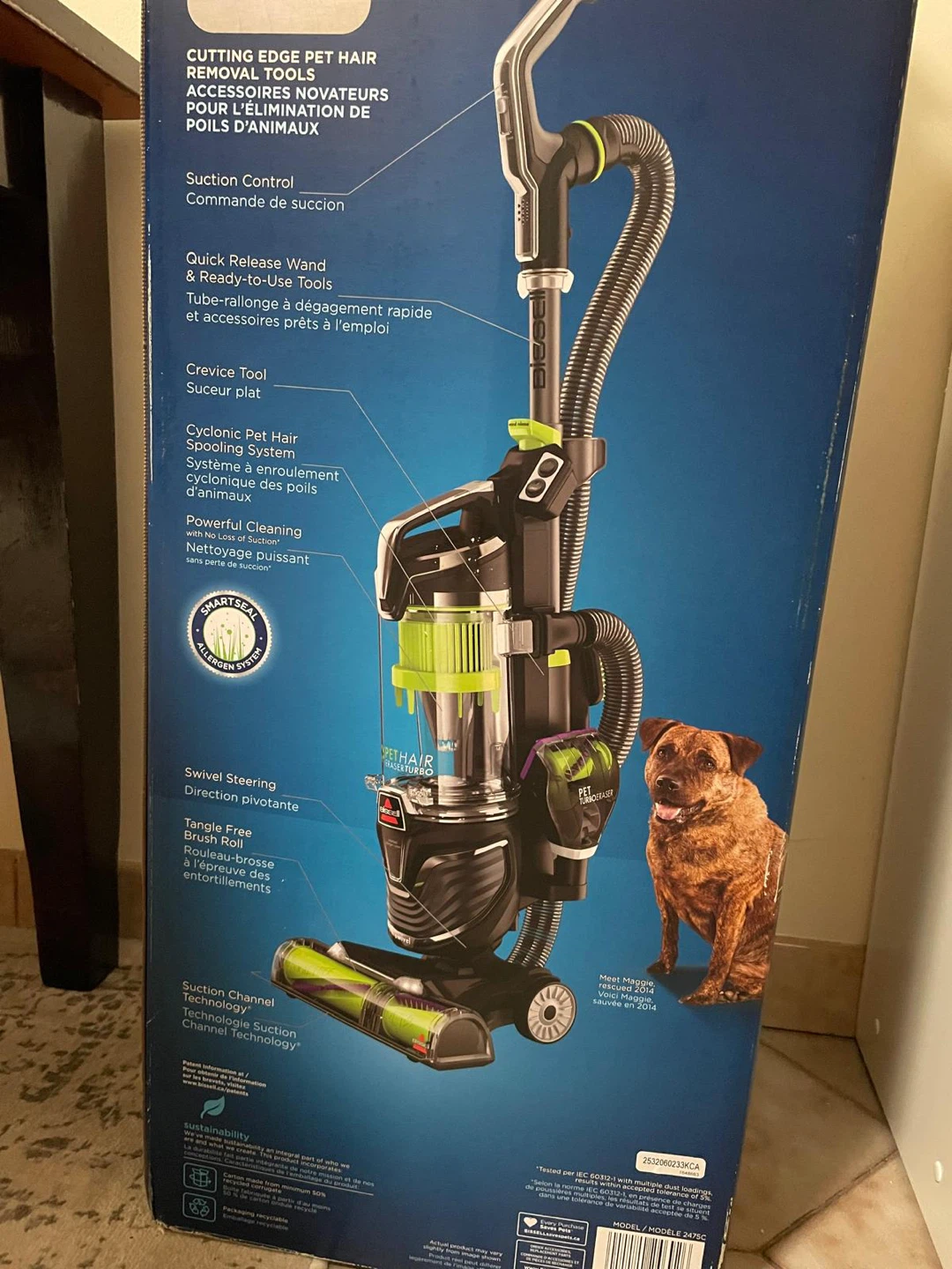 Bissell Pet Hair Eraser Turbo Upright Vacuum - photo 3