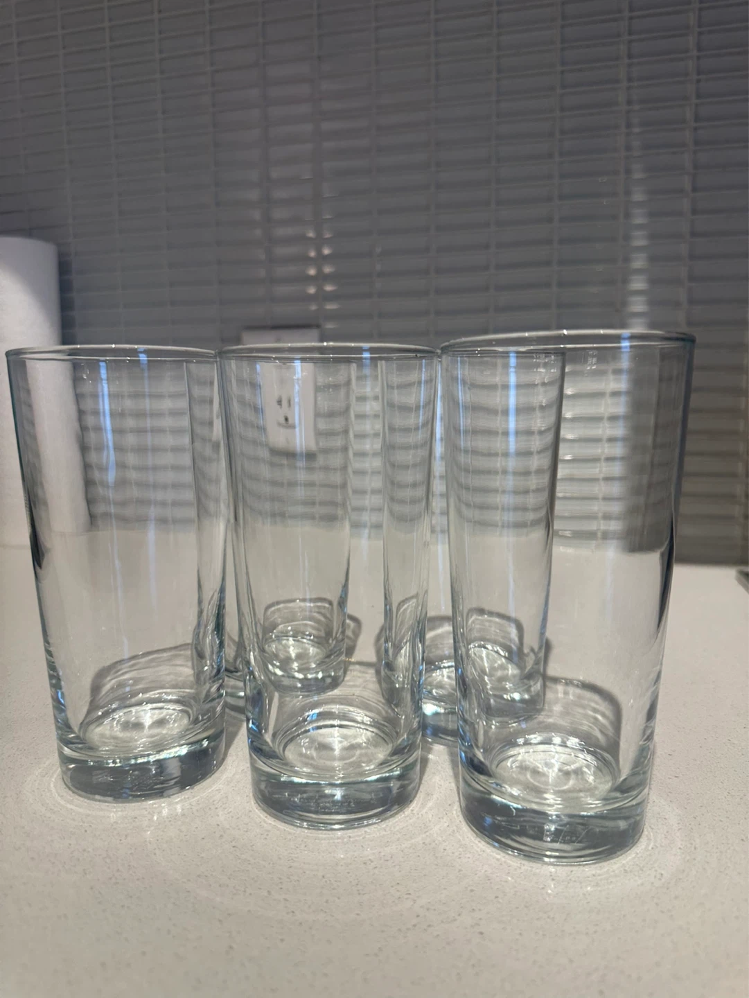 Set of 5 Clear Glass Cups - photo 2