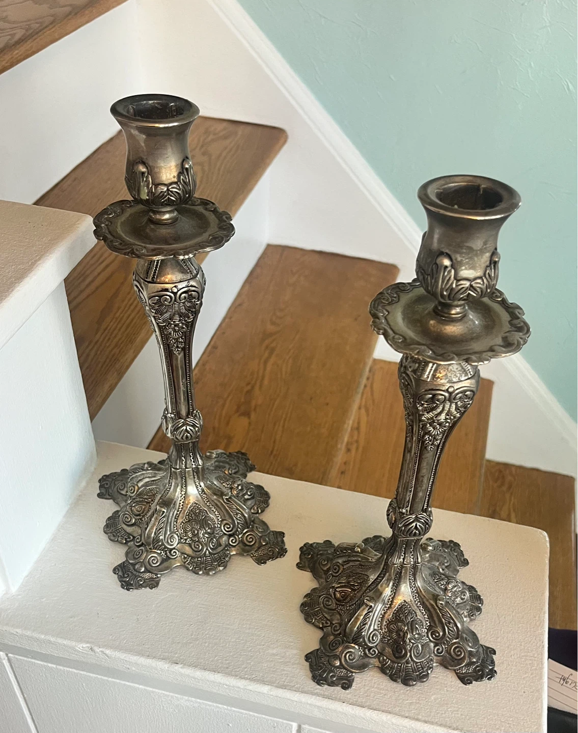 PAIR OF VINTAGE CANDLE HOLDER - photo 2