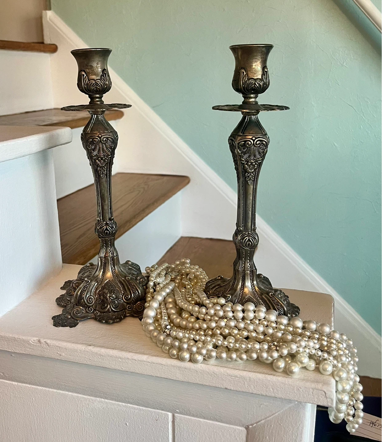 PAIR OF VINTAGE CANDLE HOLDER