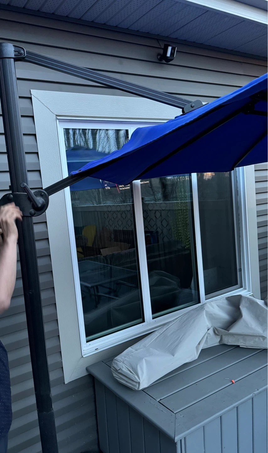 Blue Cantilever Patio Umbrella - photo 3
