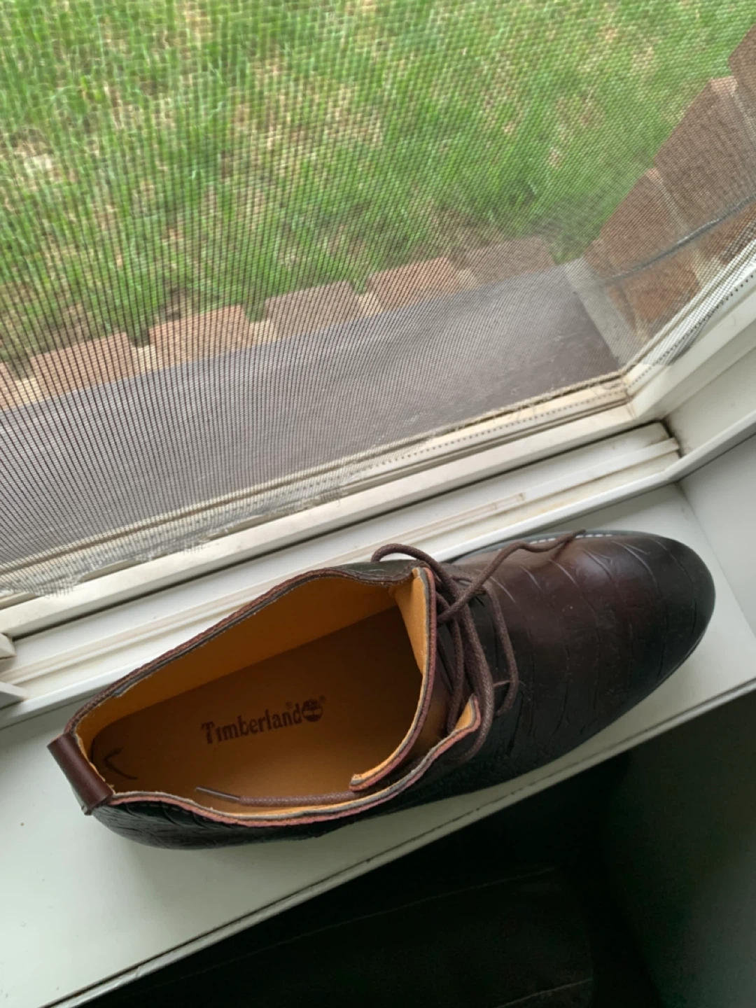Timberland Brown Crocodile Embossed Leather Boots - photo 2