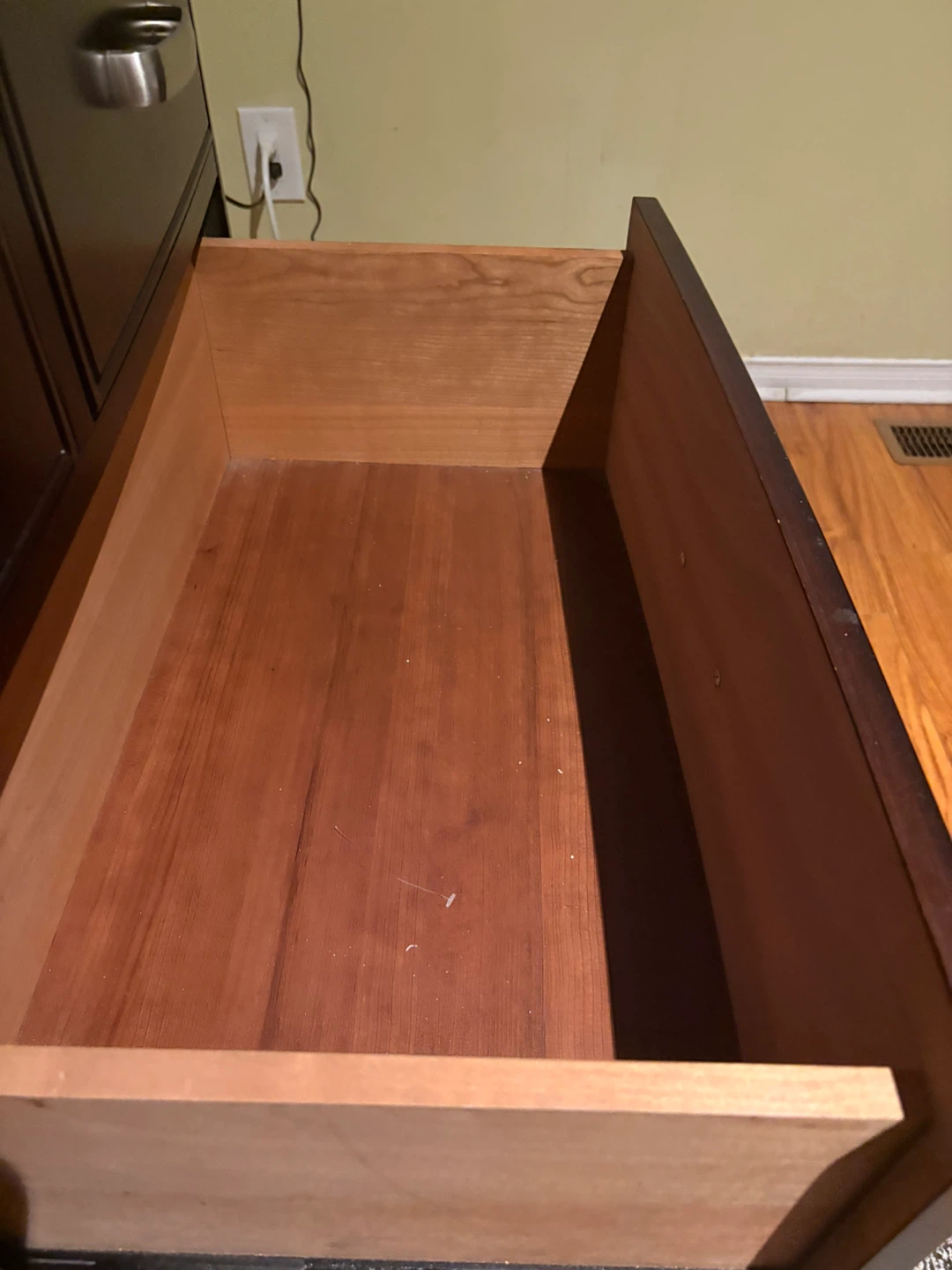 Dark Wood Dresser with Mirror - photo 4