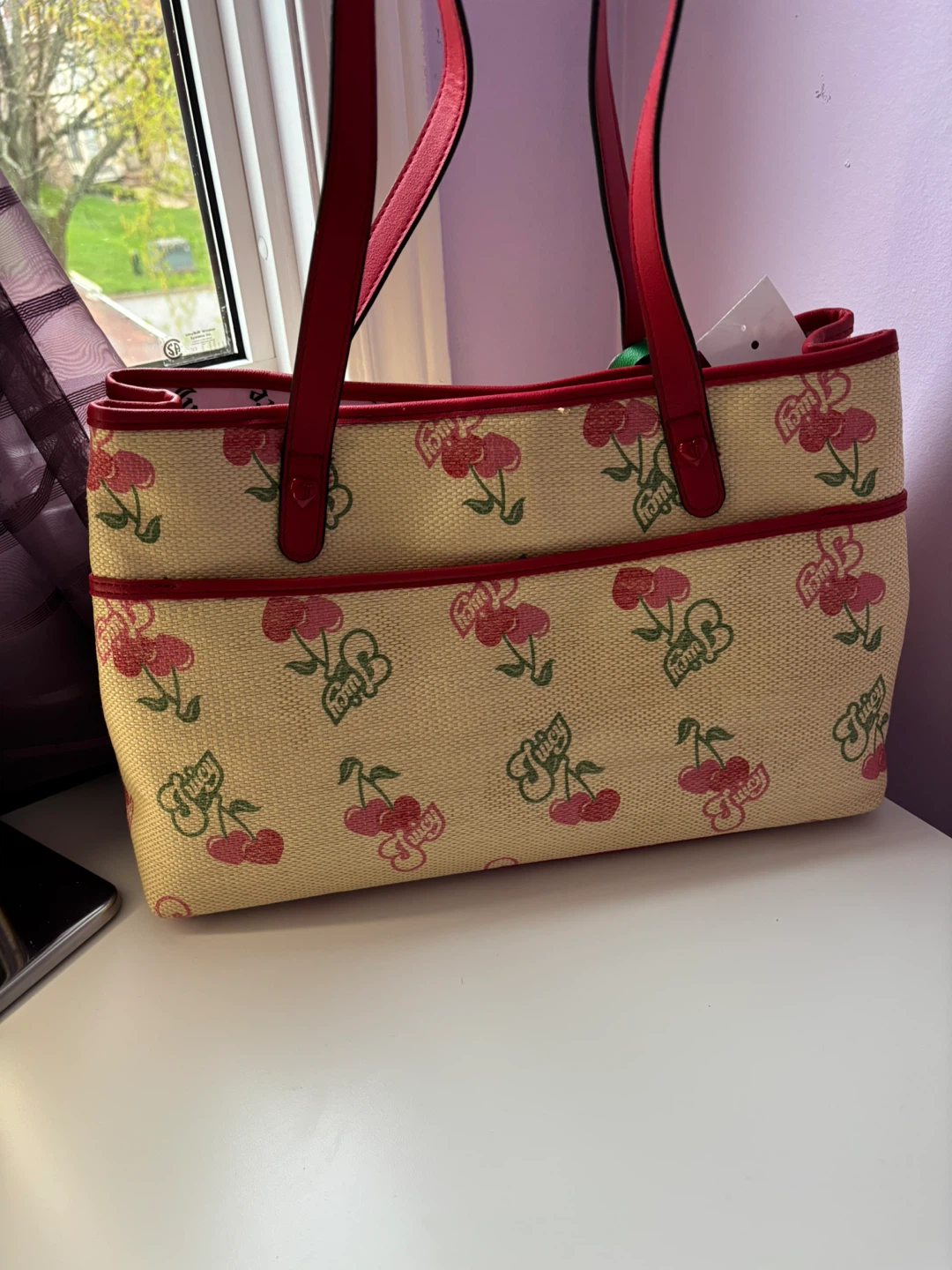 Brand New Juicy Couture Cherry Print Tote Bag - photo 2