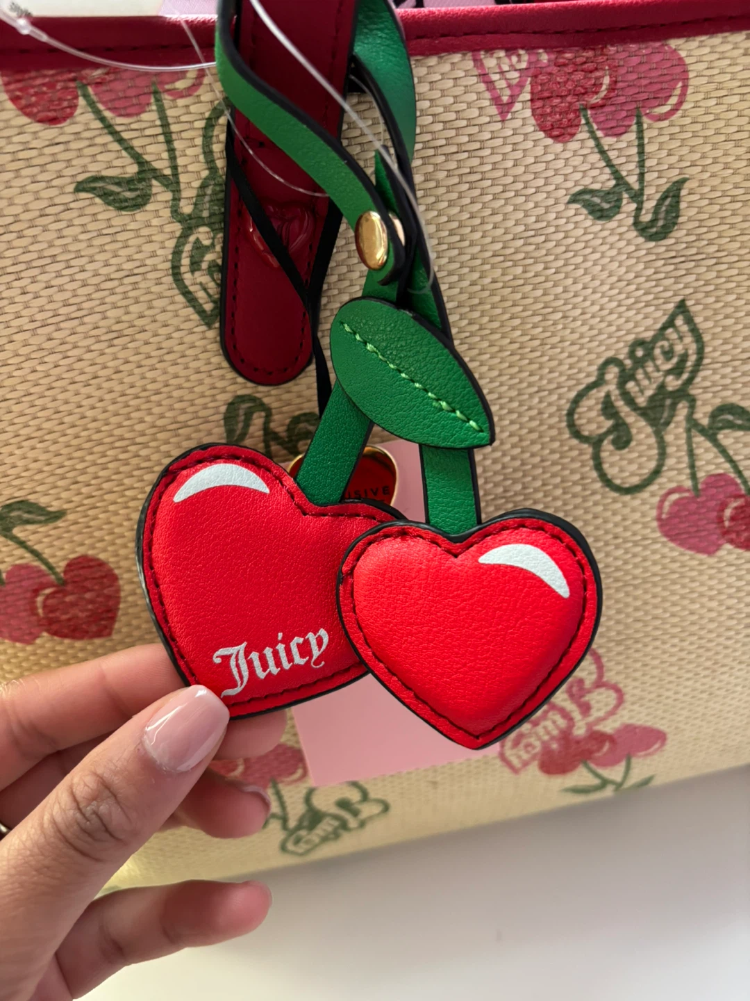 Brand New Juicy Couture Cherry Print Tote Bag - photo 3
