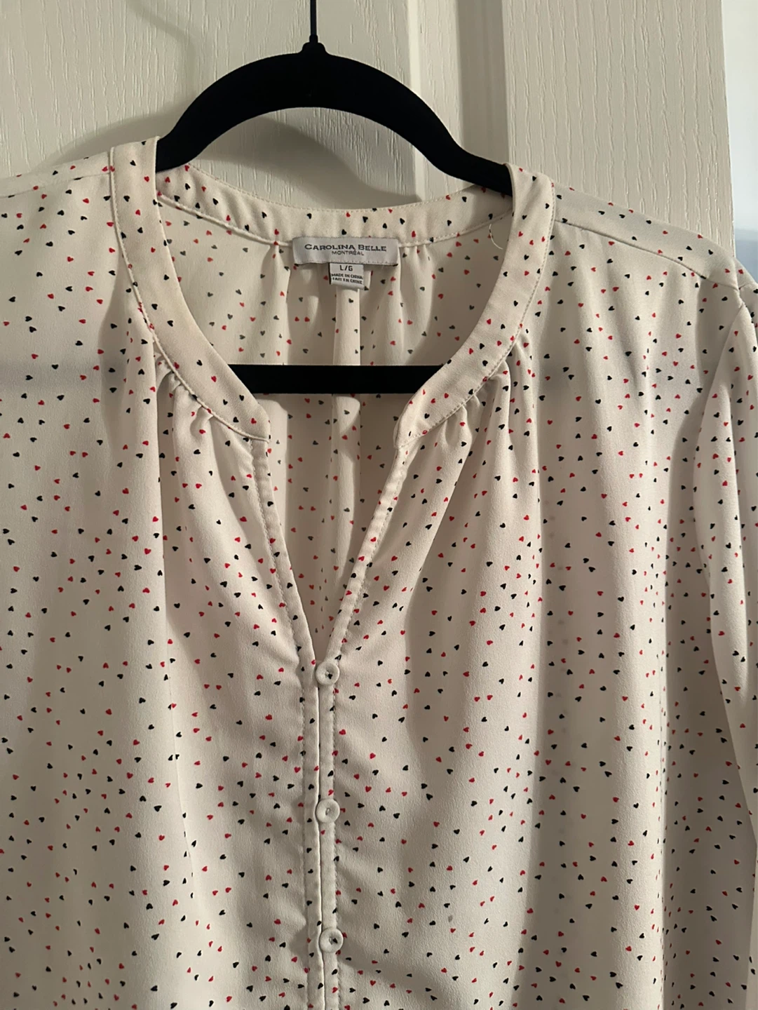 Carolina Belle Polka Dot Blouse L/G - photo 2