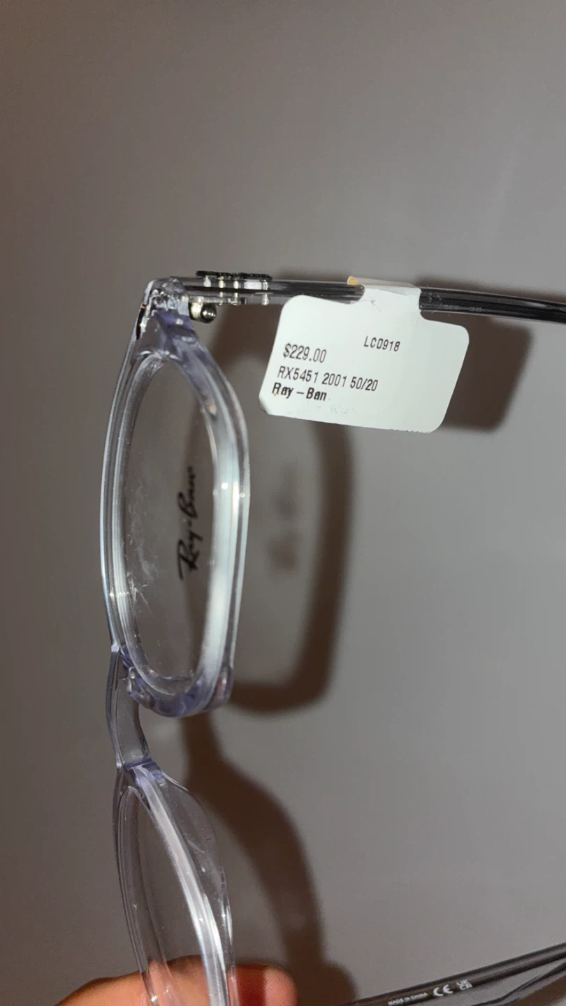 Ray-Ban RX5451 2001 50/20 Clear Eyeglasses - photo 2