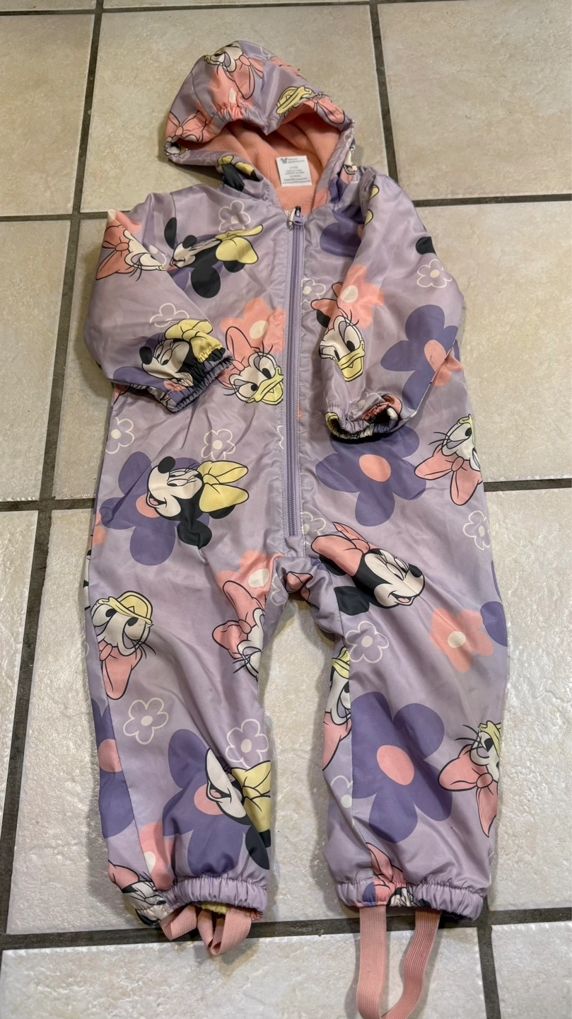 Disney Minnie Mouse Girls Snowsuit/Rainsuit