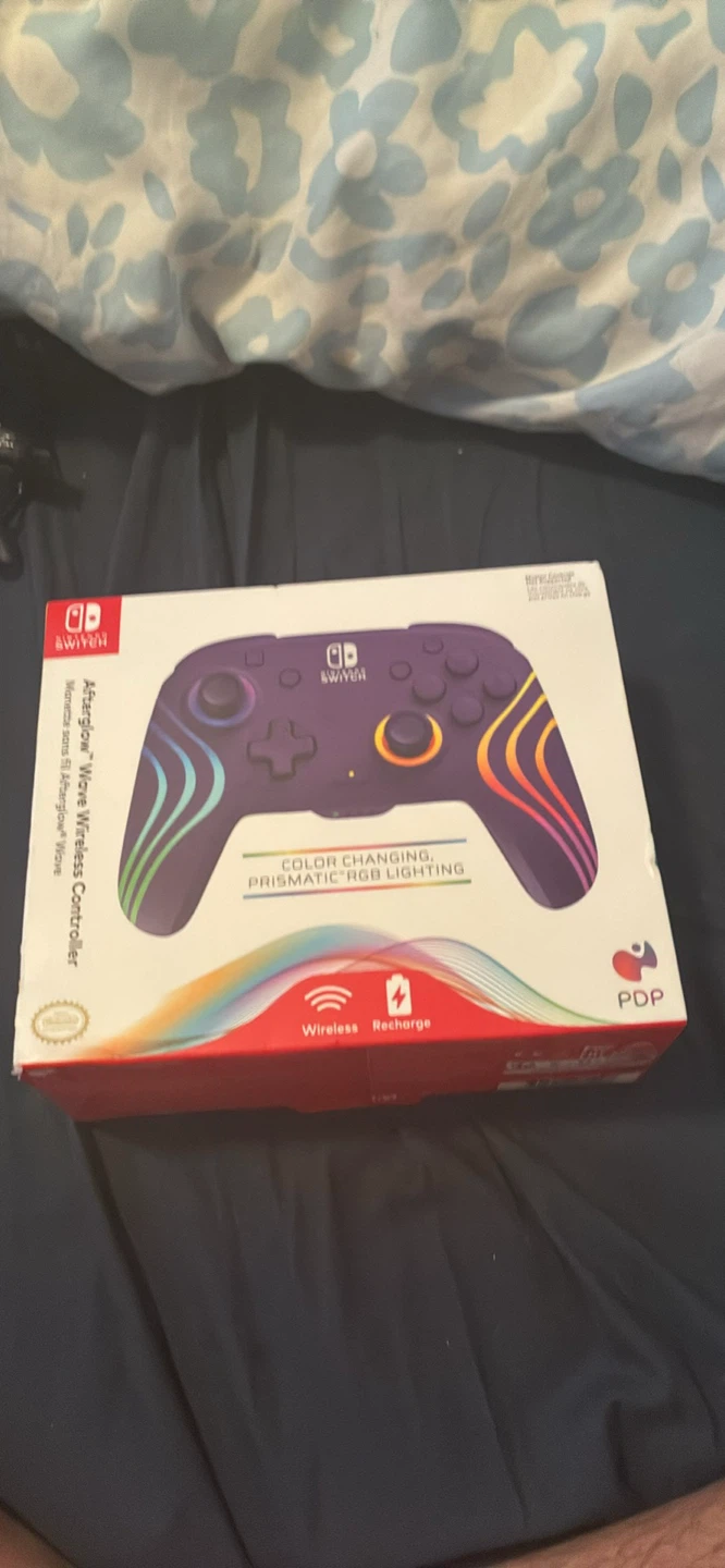 PDP Afterglow Wave Wireless Controller Nintendo Switch - Purple