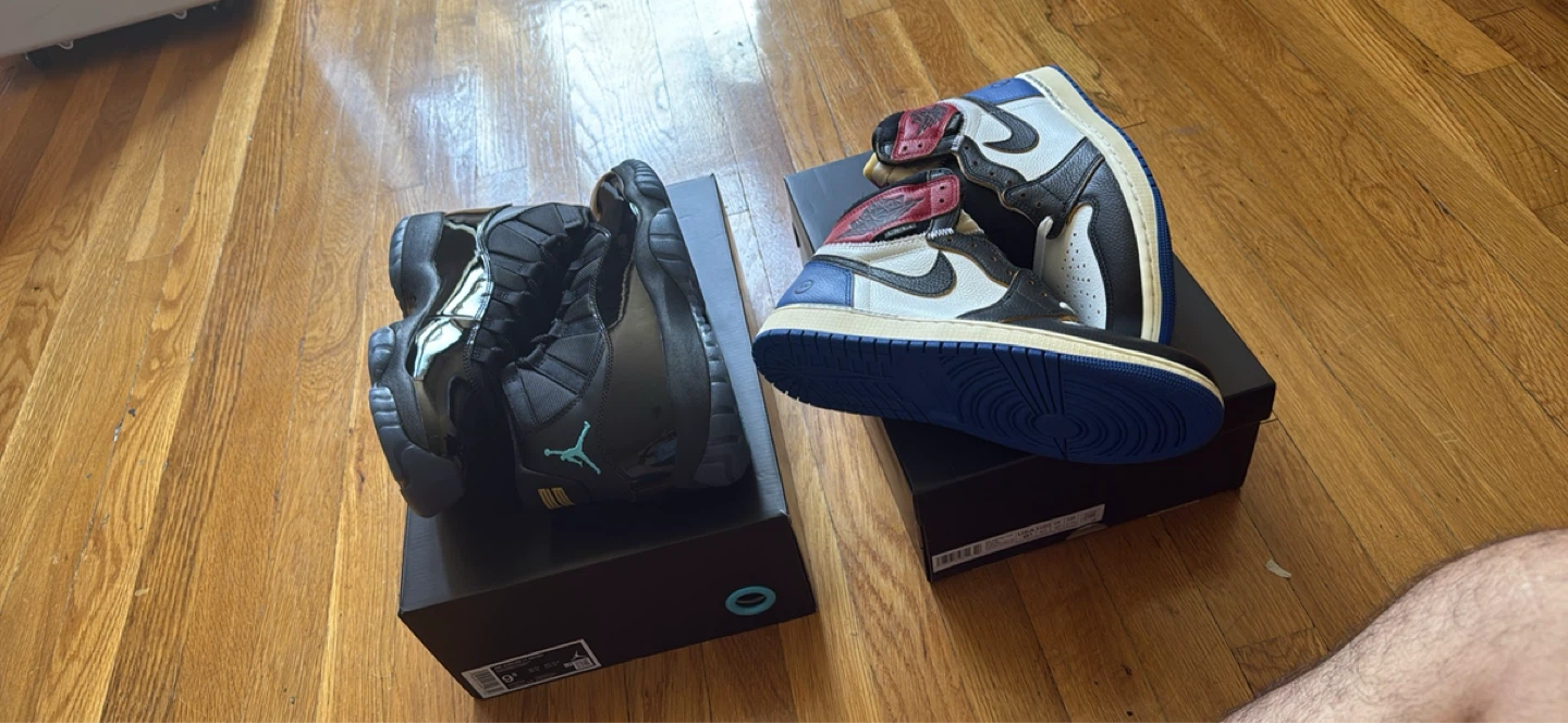 Nike Air Jordan 1 Retro High OG & Air Jordan 11 Retro - Size 9 - photo 3