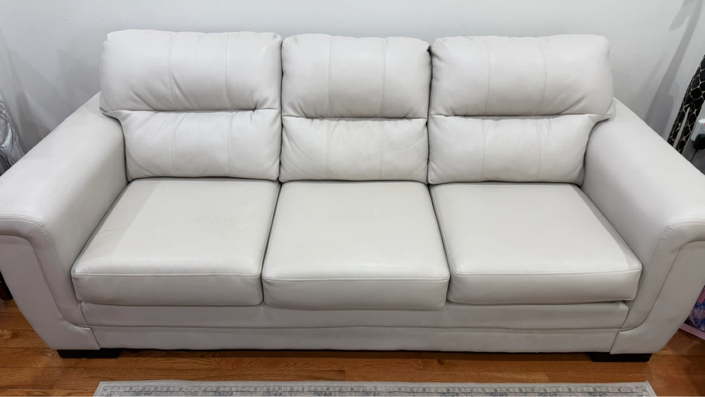 Cream Sofa Set - 2 & 3 Seater - photo 3