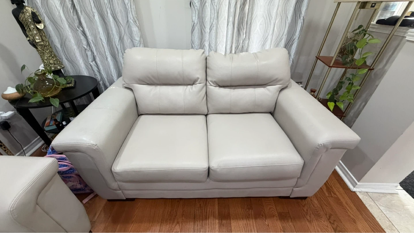 Cream Sofa Set - 2 & 3 Seater - photo 2