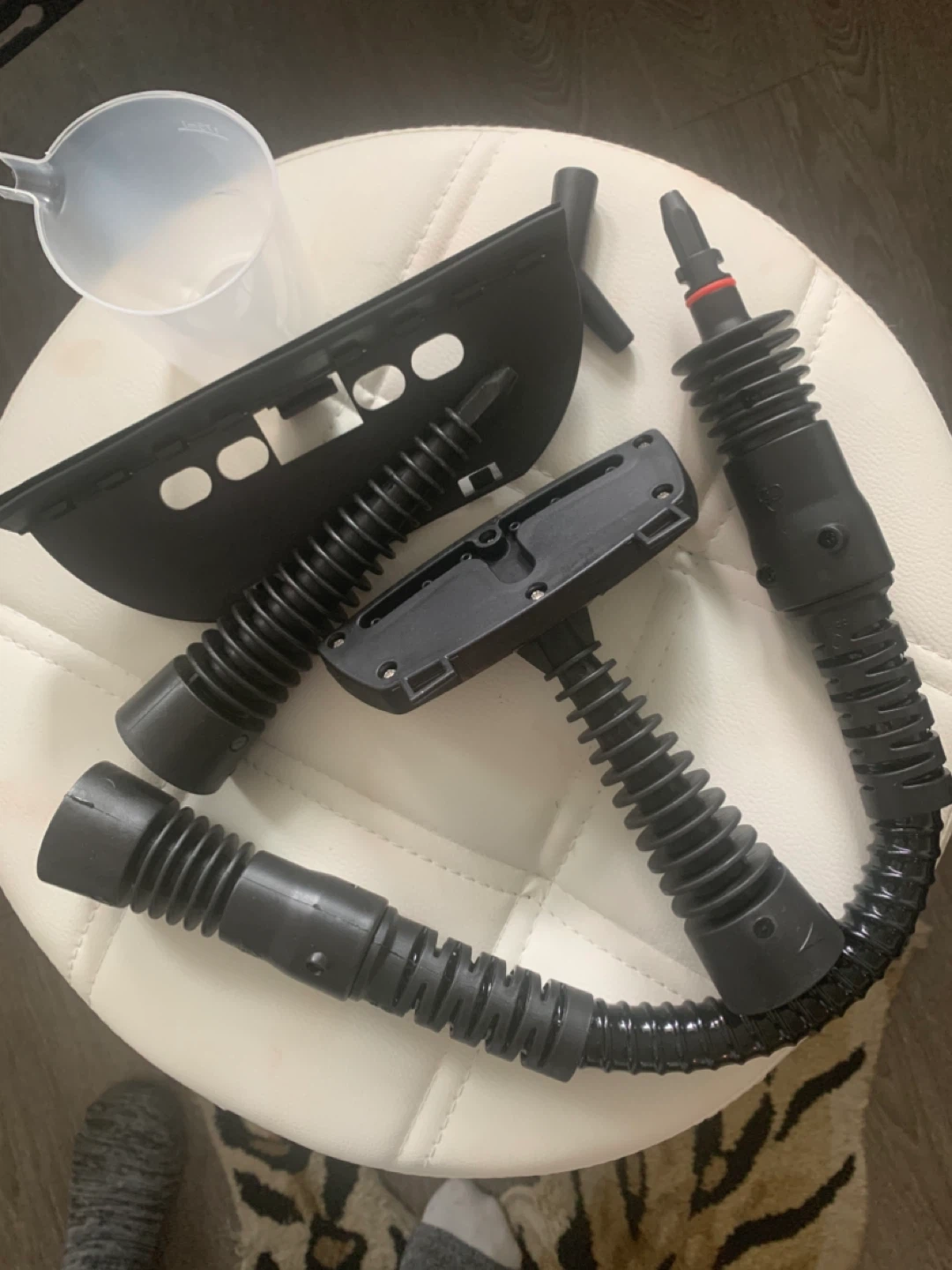 Blue Handheld Steam Cleaner with Accessories - photo 2