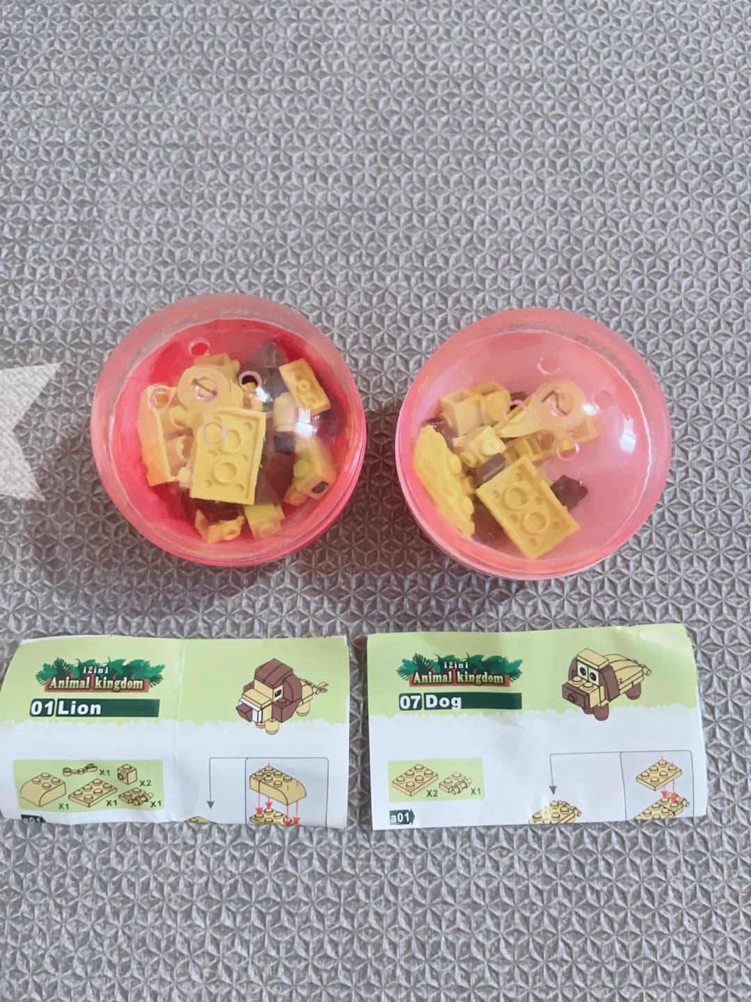 Animal Kingdom Building Blocks (Lion & Dog)