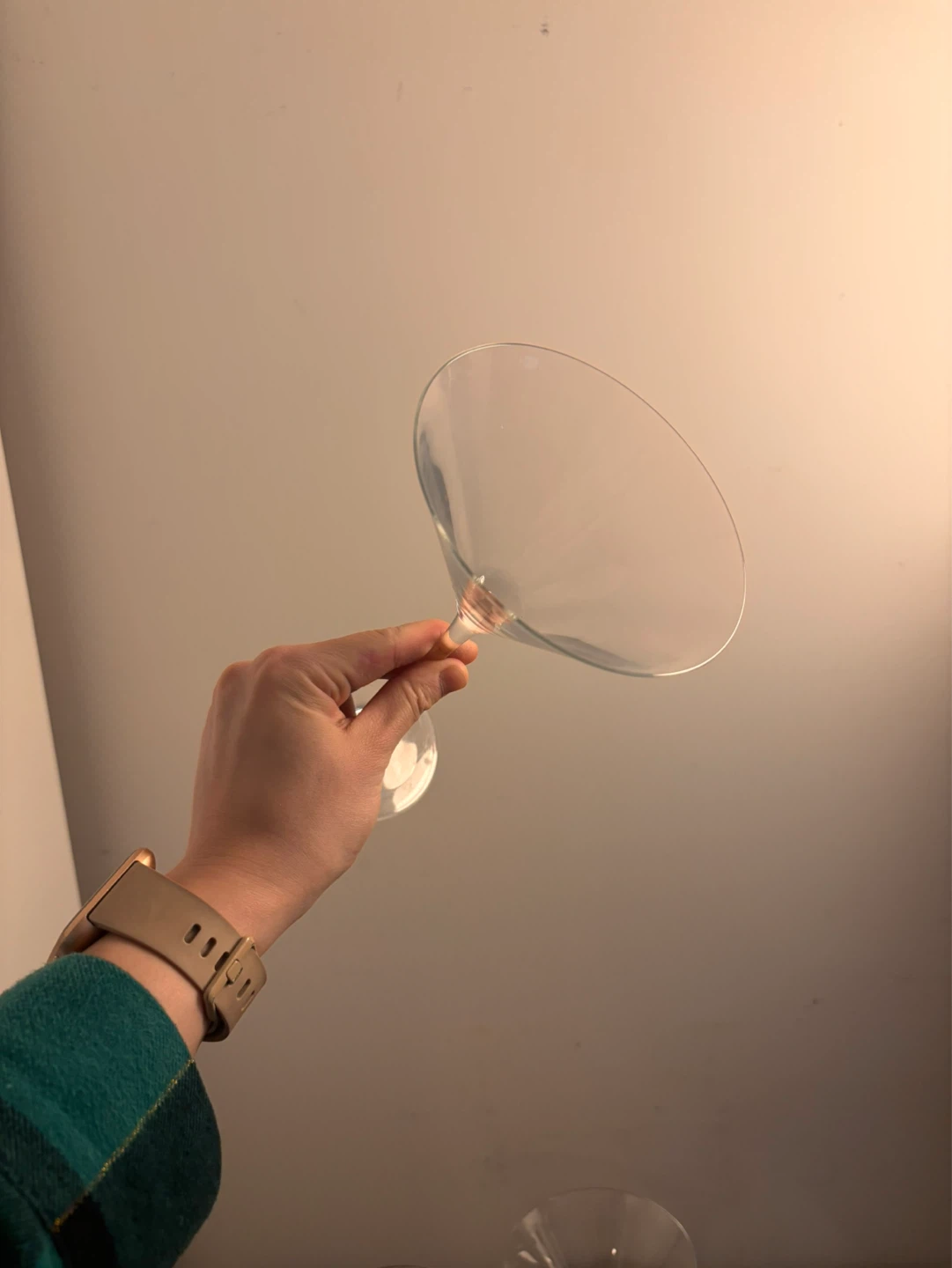 Set of 4 Clear Martini Glasses