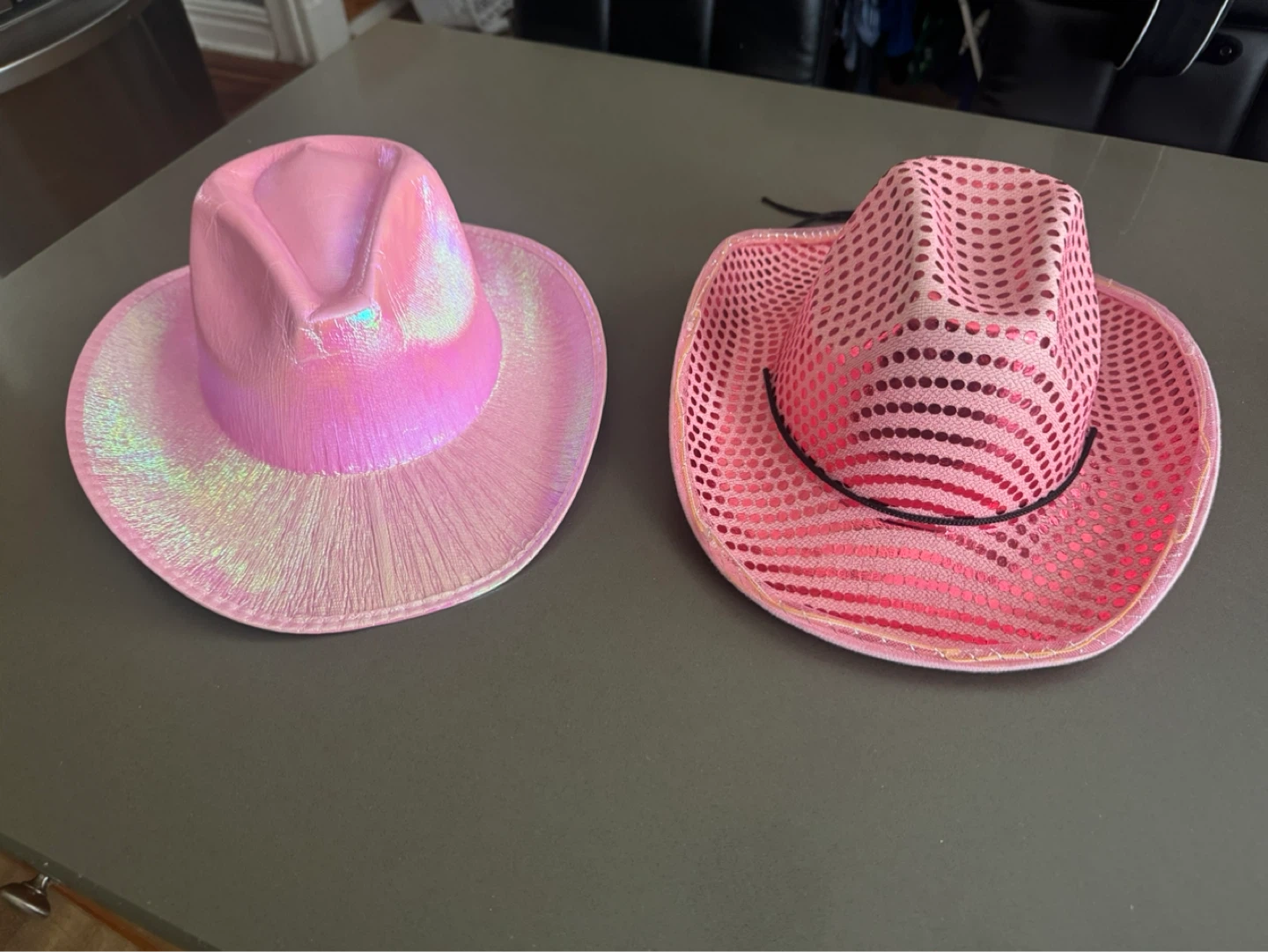 Pink Cowboy Hats - Set of 2