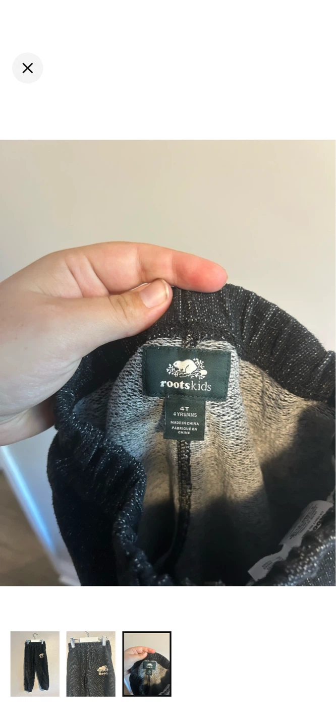 Roots Kids Sweatpants Size 4T - photo 3