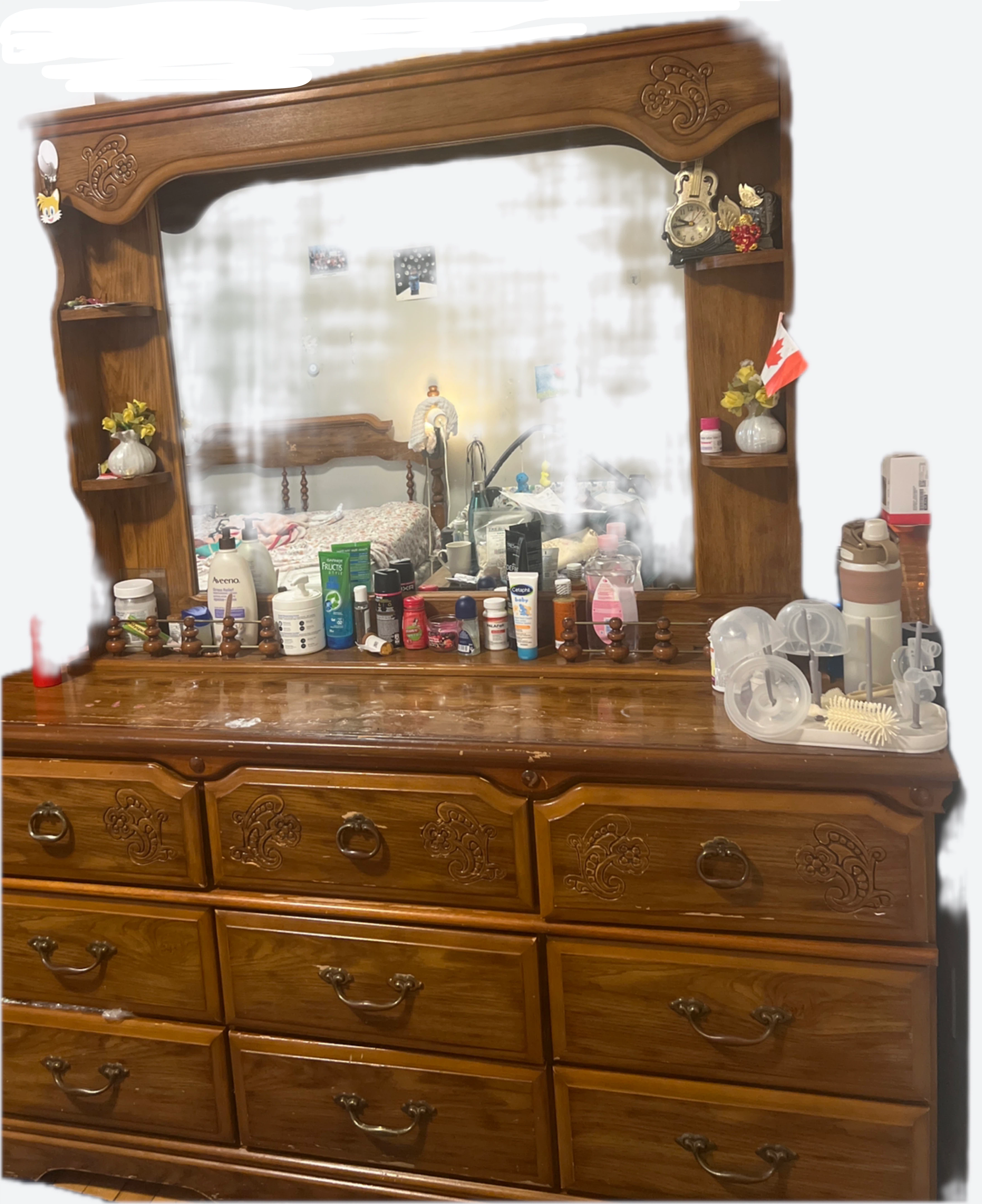 Complete Bedroom set with Dresser chest and Mattress - photo 2