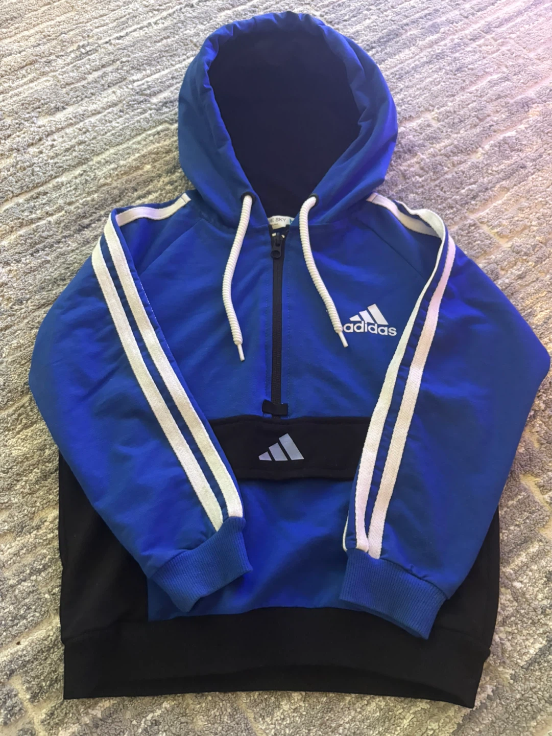 Adidas Blue and Black Track Jacket - photo 2