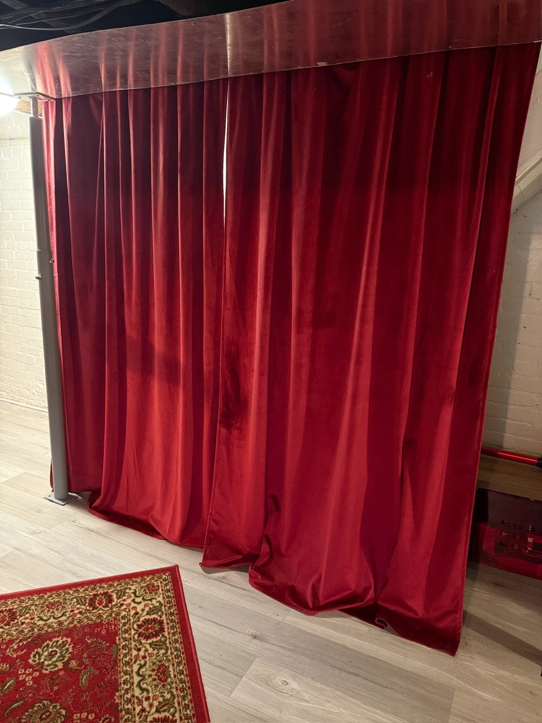 Red Velvet Curtains