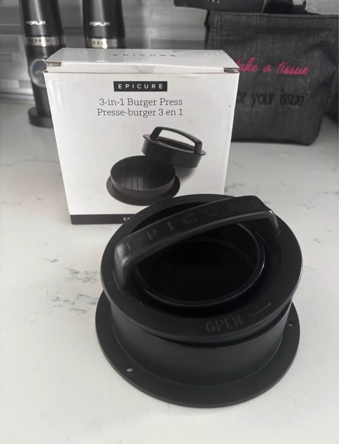 Epicure 3-in-1 Burger Press