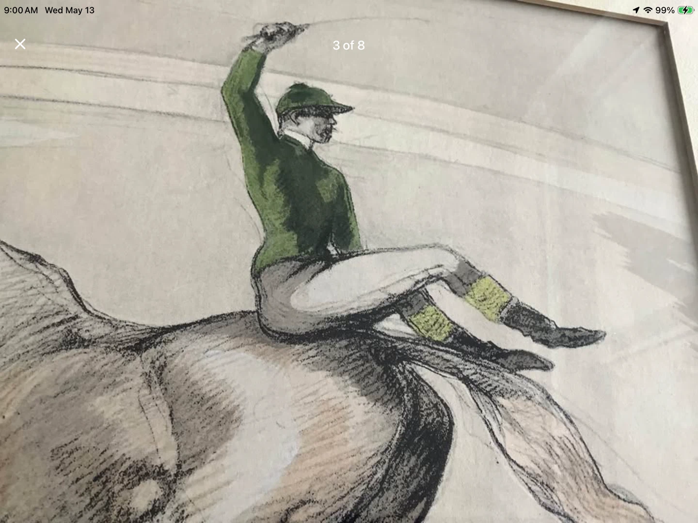 #1 Henri de Toulouse-Lautrec’s “At the Circus:Jockey” 🐞 - photo 3