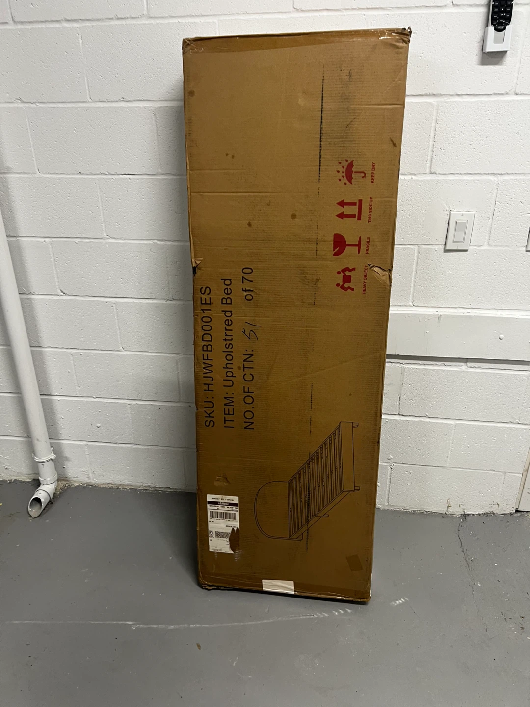 Upholstered Bed Frame in Box - photo 3