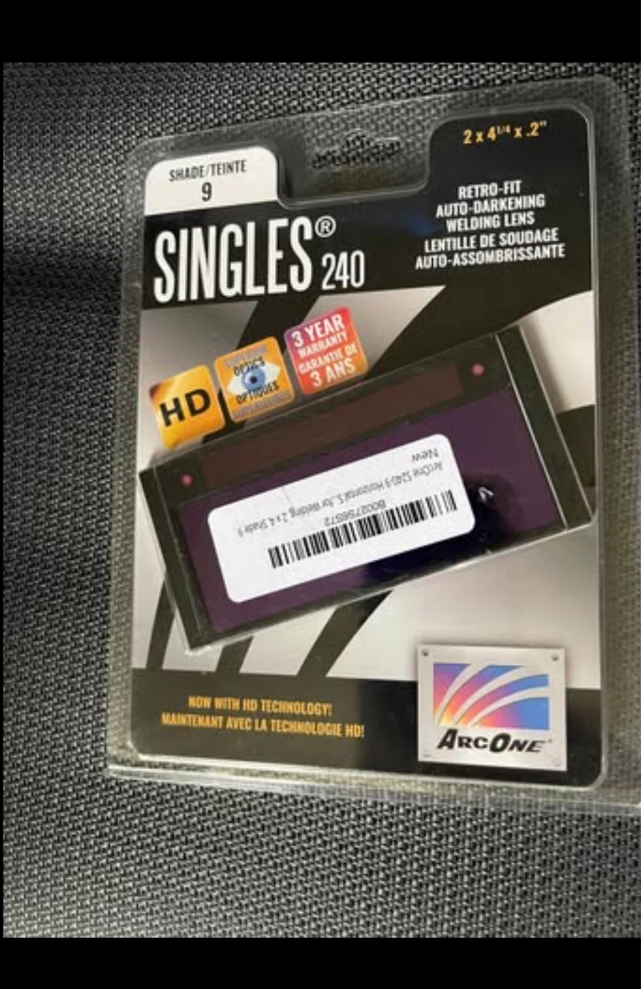 ArcOne Singles 240 Auto-Darkening Welding Lens Shade 9 - photo 2