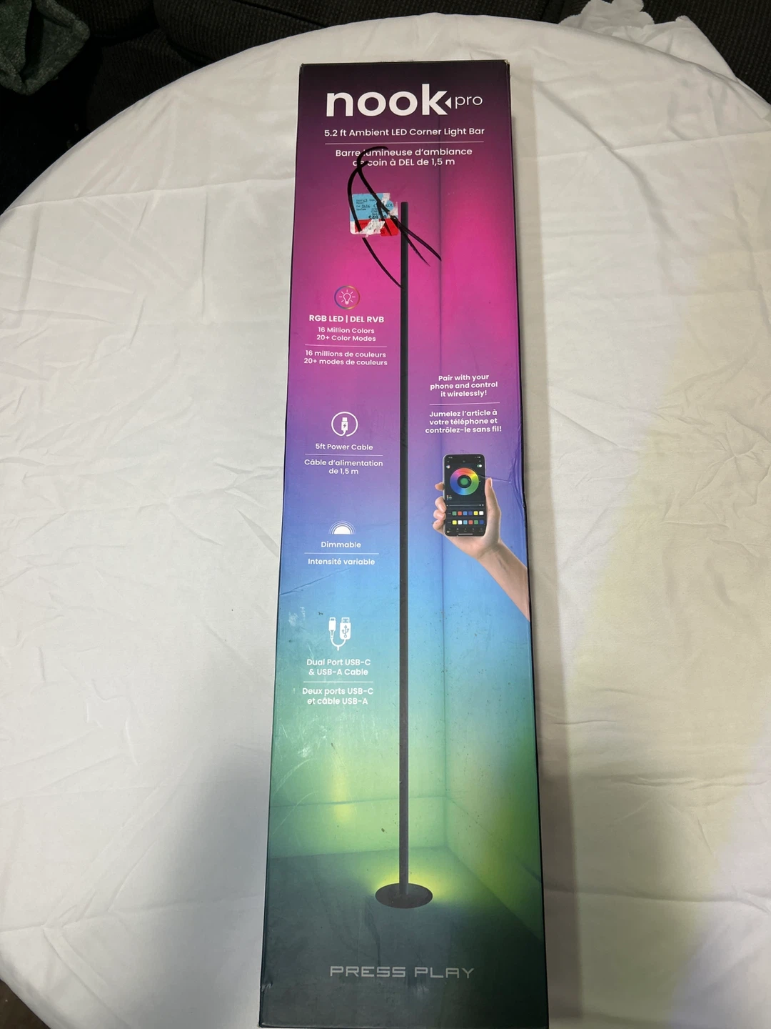 nook pro 5.2 ft Ambient LED Corner Light Bar