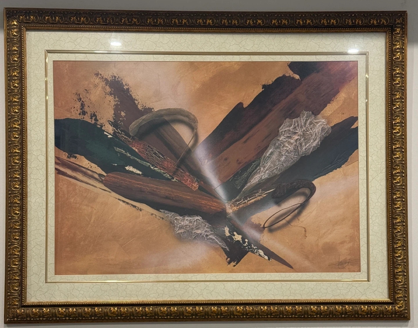Framed Abstract Wall Art - photo 2