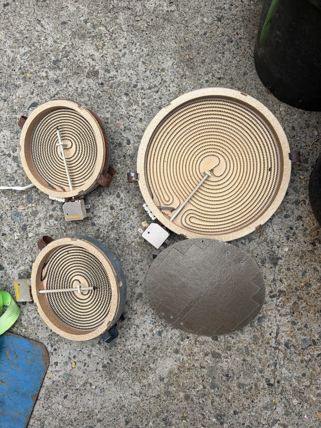 Electric Stove Top Burners (Set of 3)