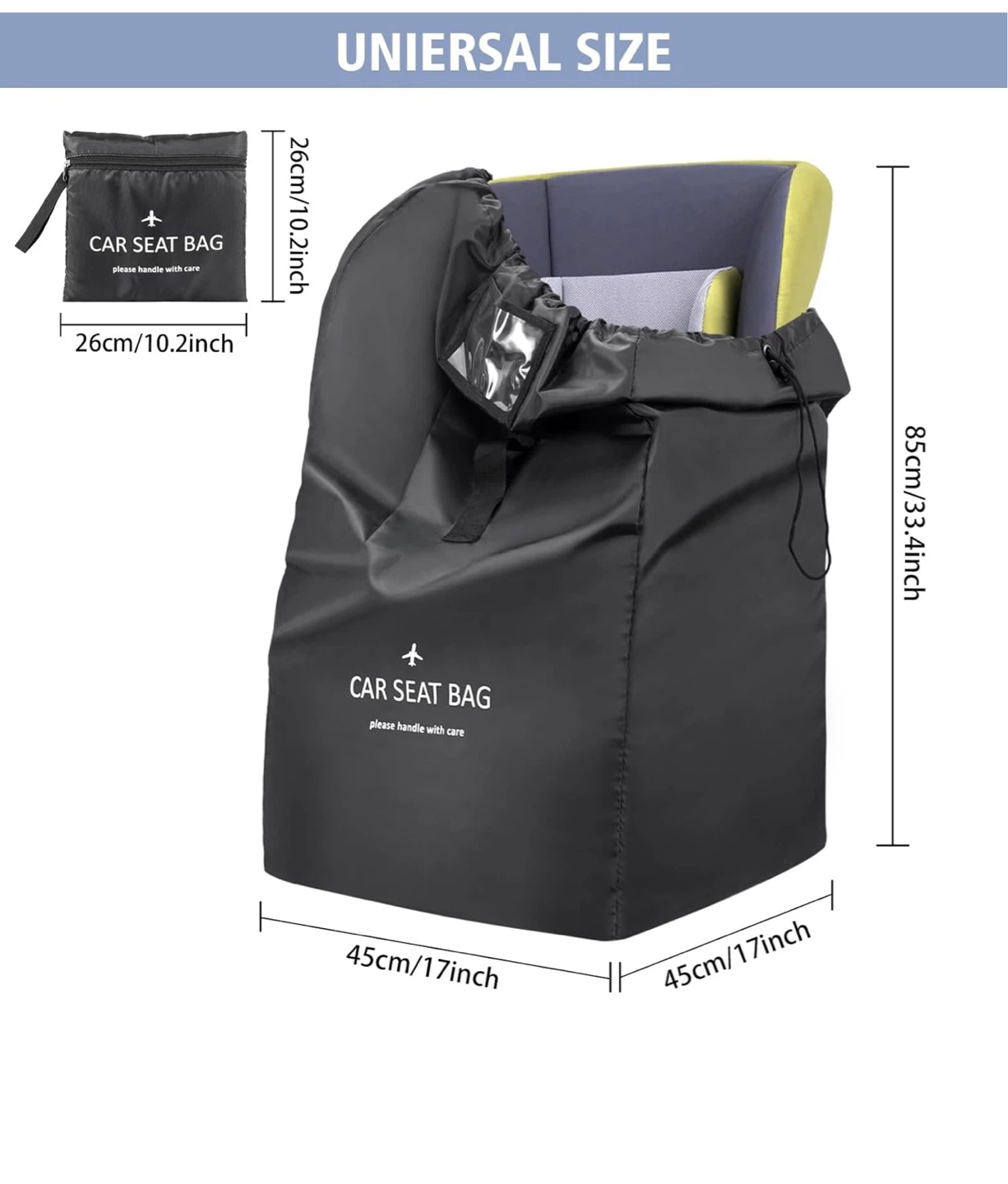 Universal Car Seat Travel Bag - photo 2