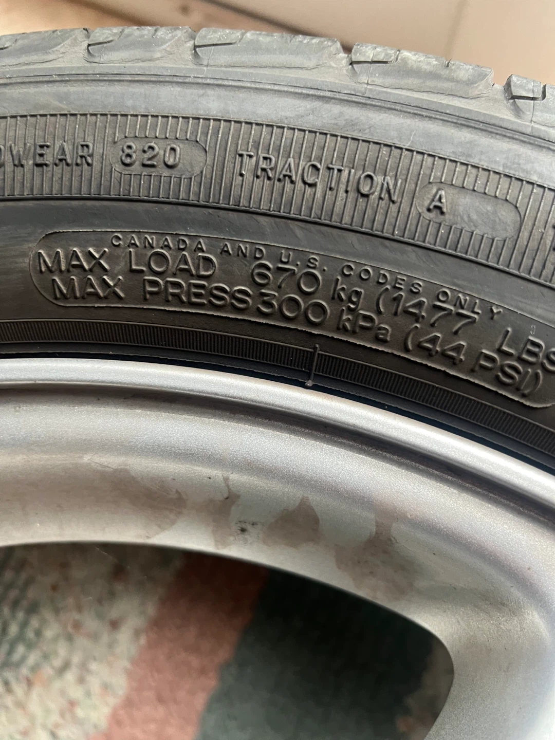 Michelin Tires defender all season on original Gm rim - photo 4