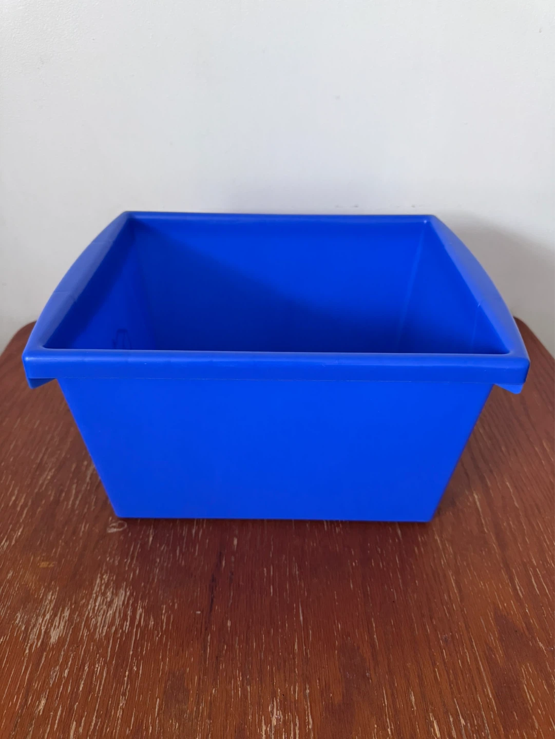Blue Plastic Recycling Bin