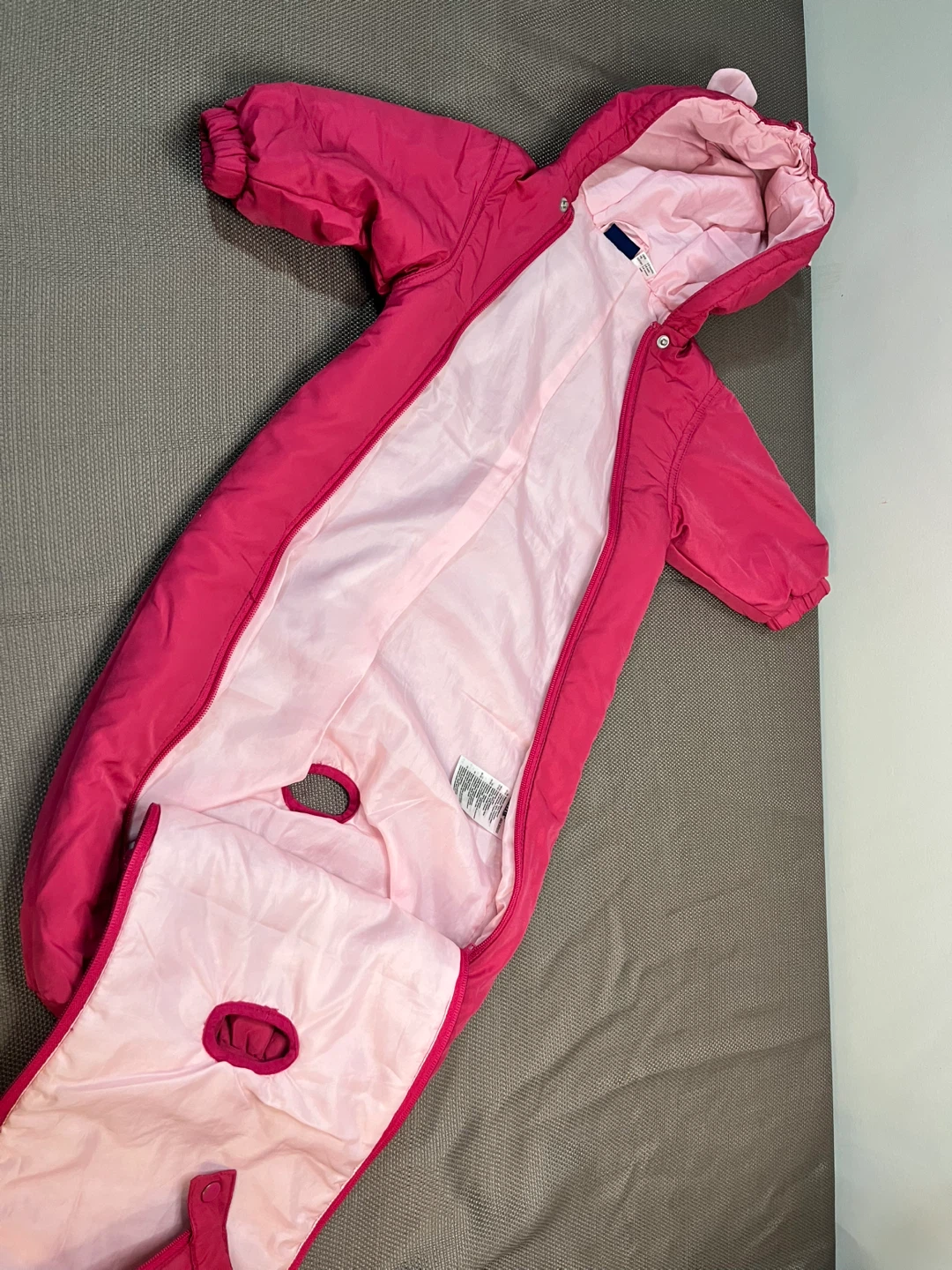 Baby carseat, Stroller Cover, bodysuit with Hood and Bear Ears