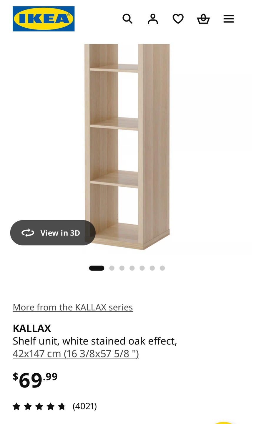 IKEA KALLAX Shelf Unit