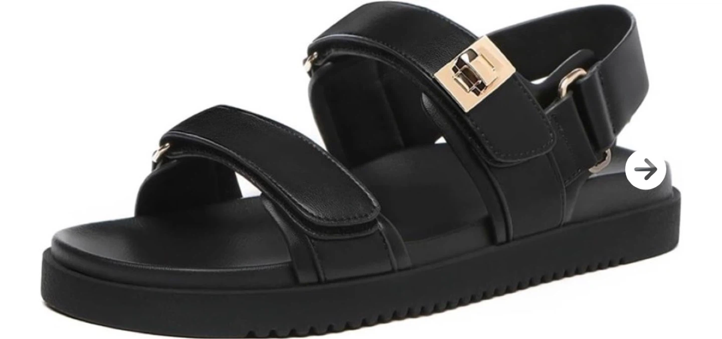 Women’s Comfort Platform Sandals – Size 9.5