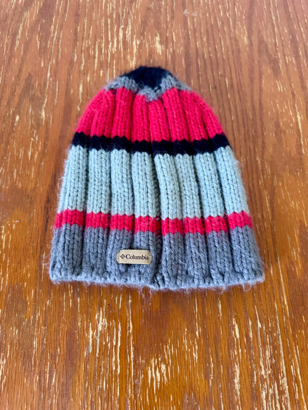Columbia Striped Knit Beanie